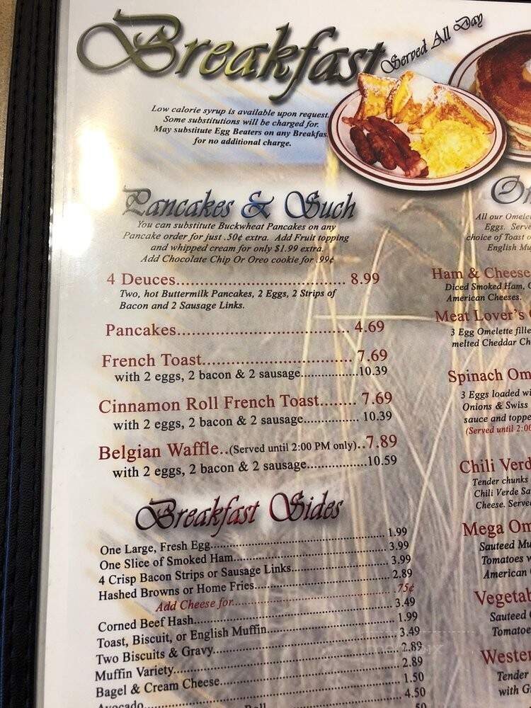 Kristy's Family Restaurant - Ridgecrest, CA menu_pic
