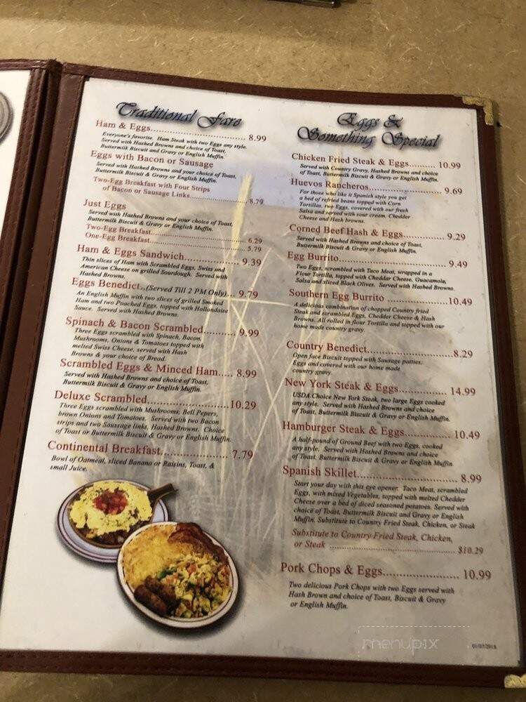 Kristy's Family Restaurant - Ridgecrest, CA menu_pic
