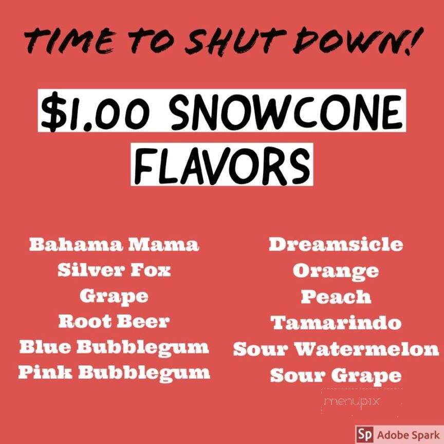 Steph's Chill-Ville - Grand Prairie, TX menu_pic