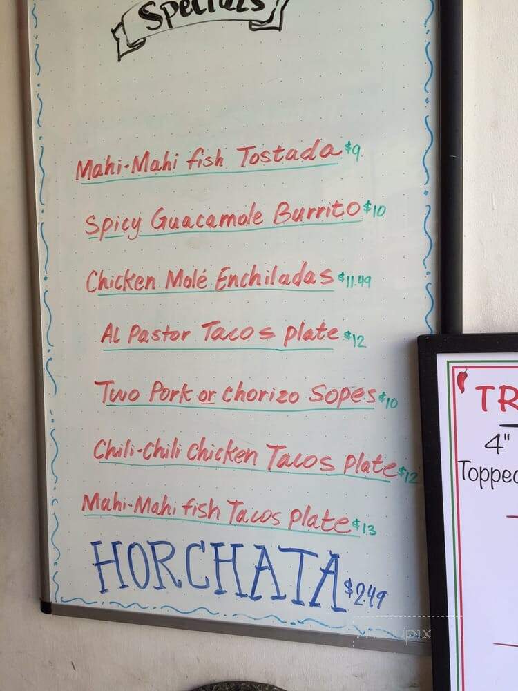 Maria Bonita Restaurant - Honolulu, HI menu_pic