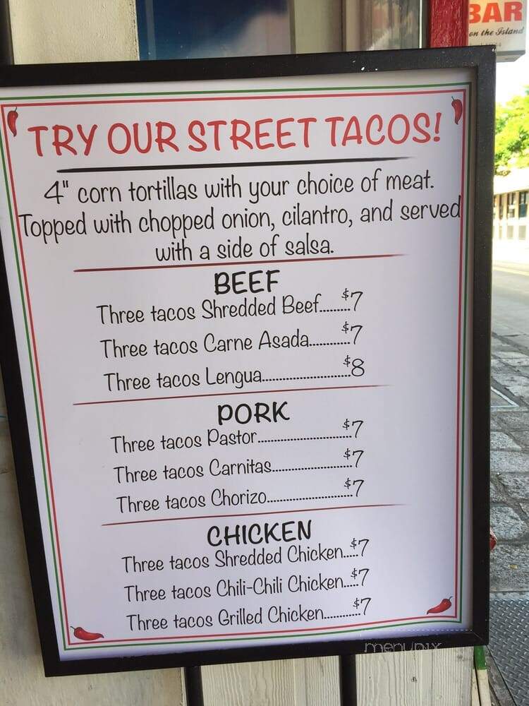 Maria Bonita Restaurant - Honolulu, HI menu_pic