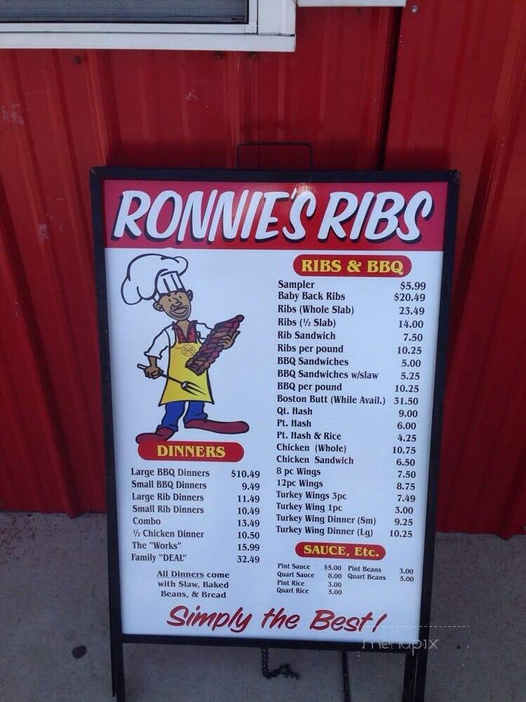 Ronnie's Ribs - Elgin, SC