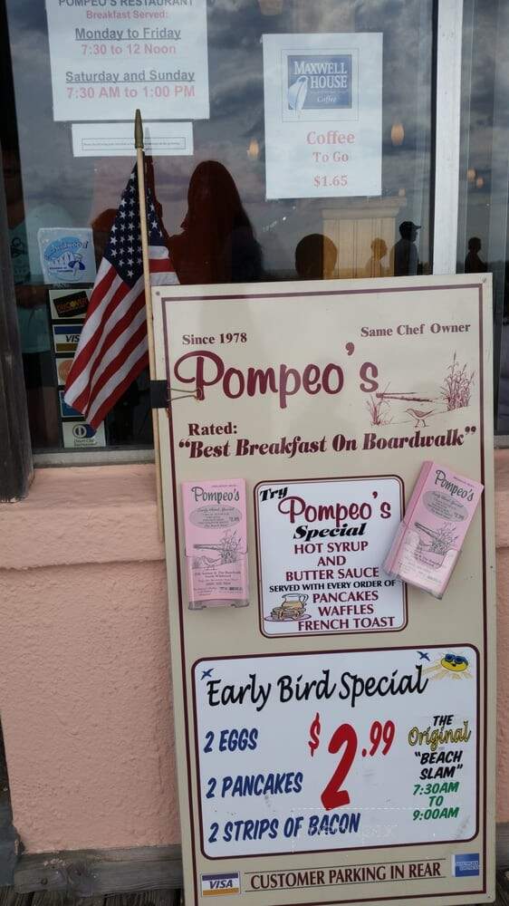 Pompeo's Restaurant - North Wildwood, NJ menu_pic