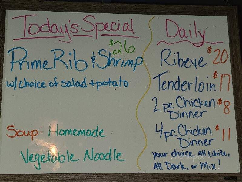 White Springs Night Club - McGregor, IA menu_pic