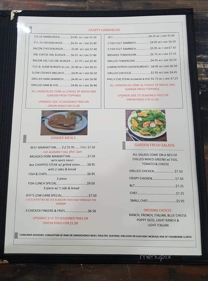 Kat A Korner Diner - Sullivan, IN menu_pic