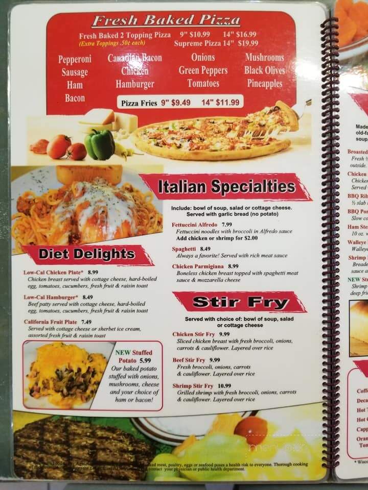 Trucks Place Restaurant - Birnamwood, WI menu_pic