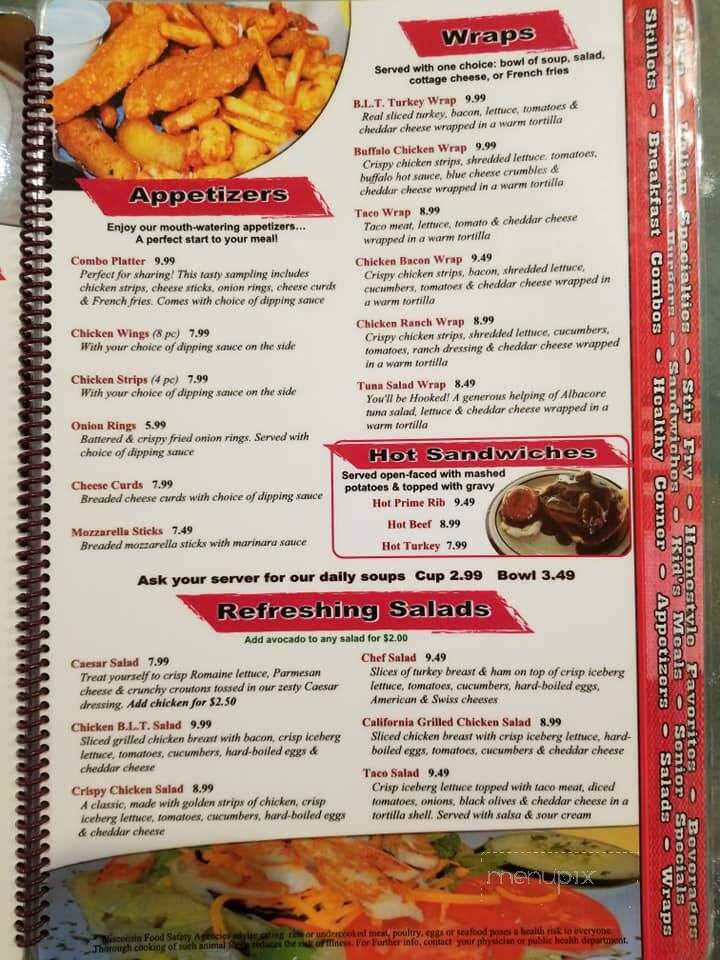 Trucks Place Restaurant - Birnamwood, WI menu_pic