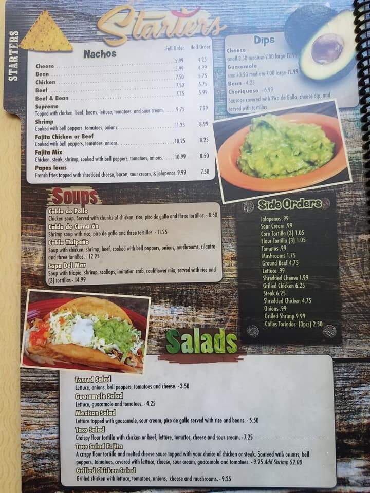 El Maguey - Cameron, MO menu_pic