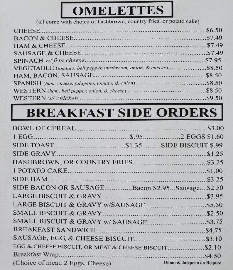 Mark's Place - Coweta, OK menu_pic