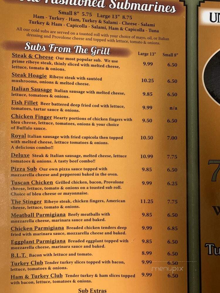 Pizza Delizia Italian Classics - Elma, NY menu_pic