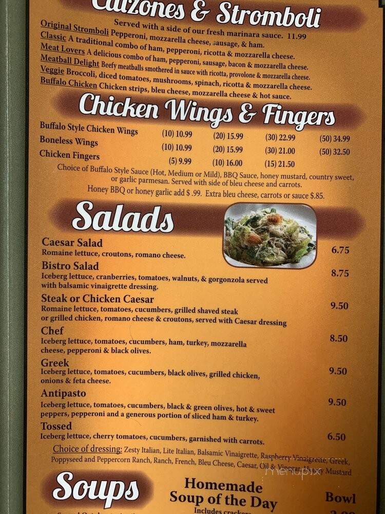 Pizza Delizia Italian Classics - Elma, NY menu_pic