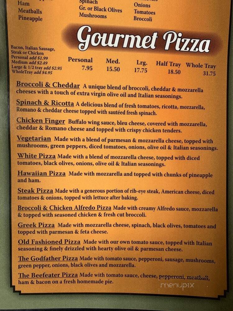 Pizza Delizia Italian Classics - Elma, NY menu_pic