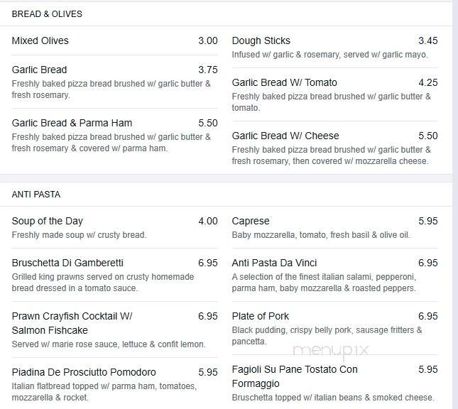 The Firehall Bistro - Pitt Meadows, BC menu_pic