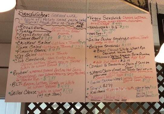 Vintage Cafe & Bakery - Hudson, NC menu_pic