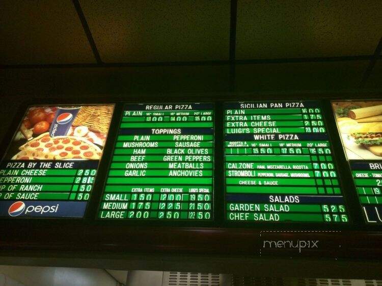 Luigi's Pizza - Morehead City, NC menu_pic