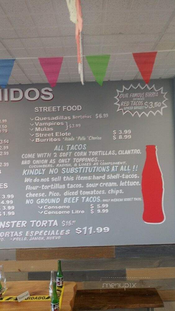 El Papi Real Street Tacos - Temple Hills, MD menu_pic