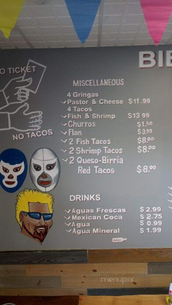 El Papi Real Street Tacos - Temple Hills, MD menu_pic