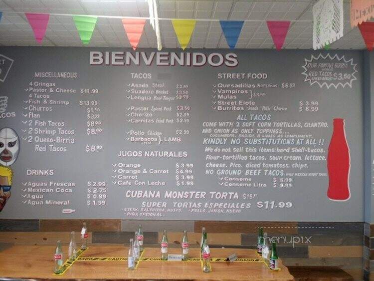 El Papi Real Street Tacos - Temple Hills, MD menu_pic