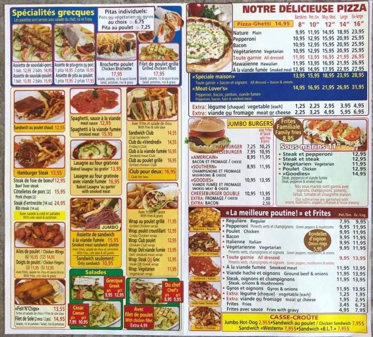Goodies Restaurant - Hawkesbury, ON menu_pic