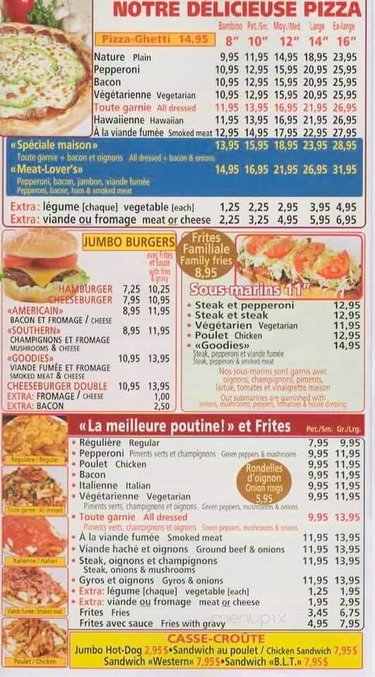 Goodies Restaurant - Hawkesbury, ON menu_pic