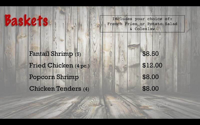 Patti's Murmuring Waters Lodge - Saint Germain, WI menu_pic