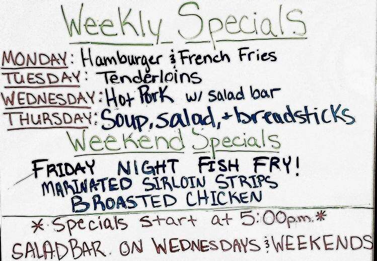 Doc's Tap - Clarksville, IA menu_pic