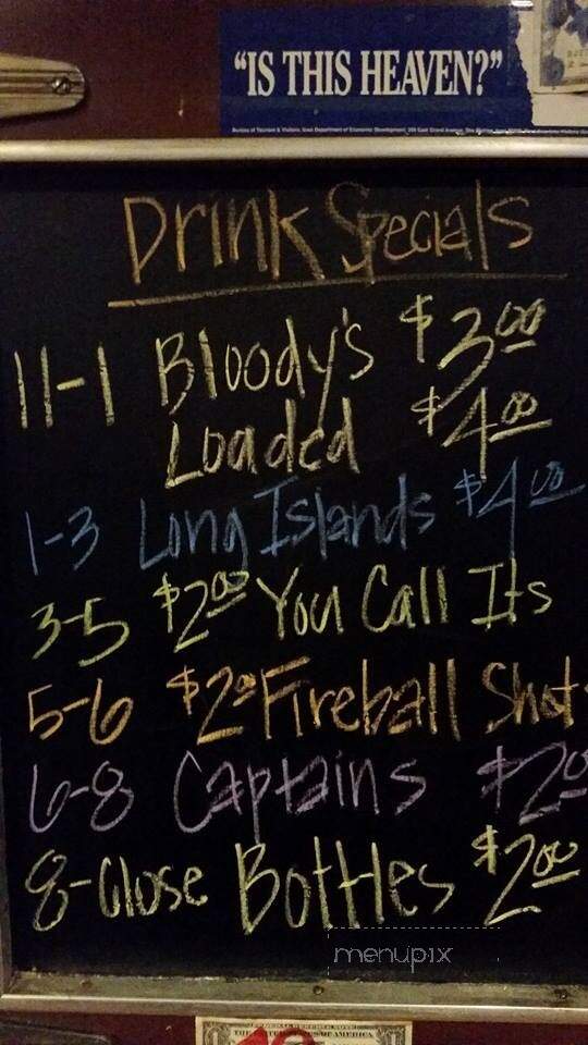 Doc's Tap - Clarksville, IA menu_pic