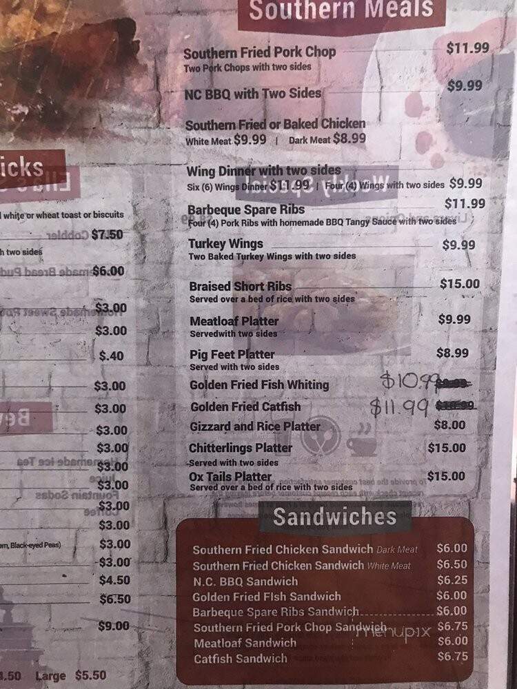 Ella Ray's Cafe - Forestville, MD menu_pic