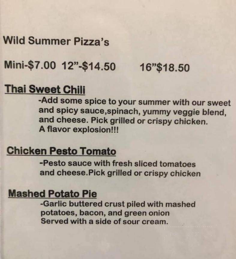Mr M's Pizza & Lounge - Gladwin, MI menu_pic