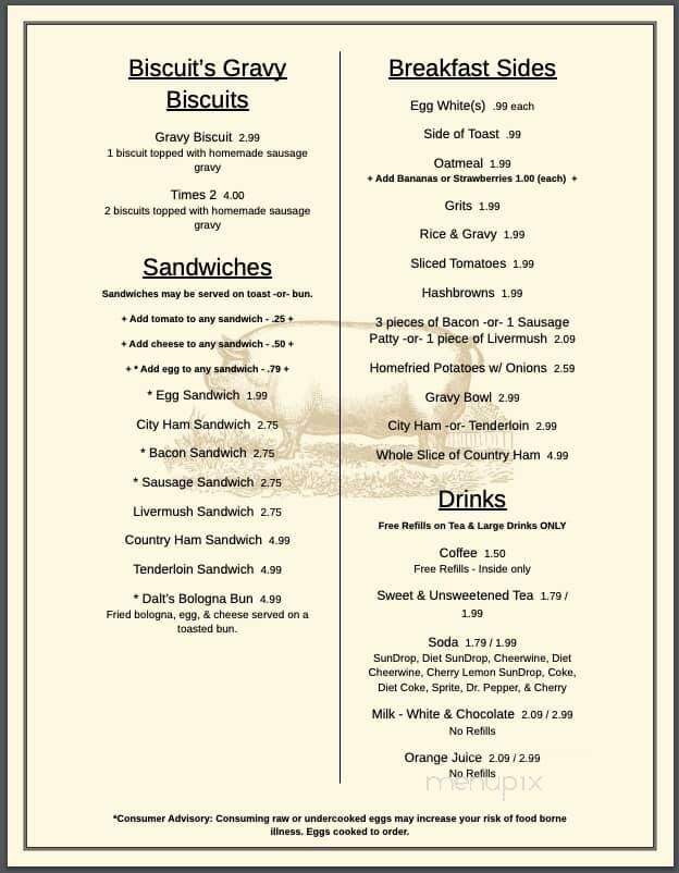 Stringbean's BBQ - China Grove, NC menu_pic