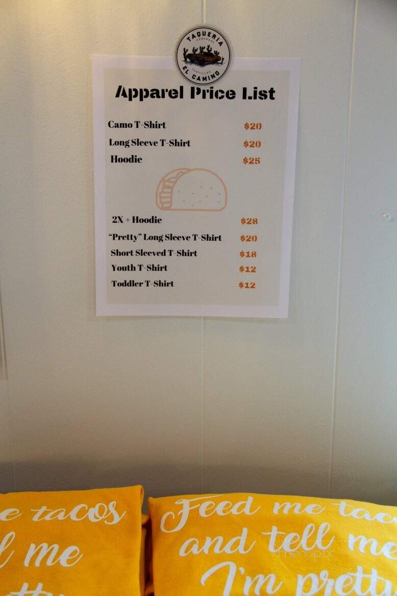 Taqueria El Camino - Dover, PA menu_pic