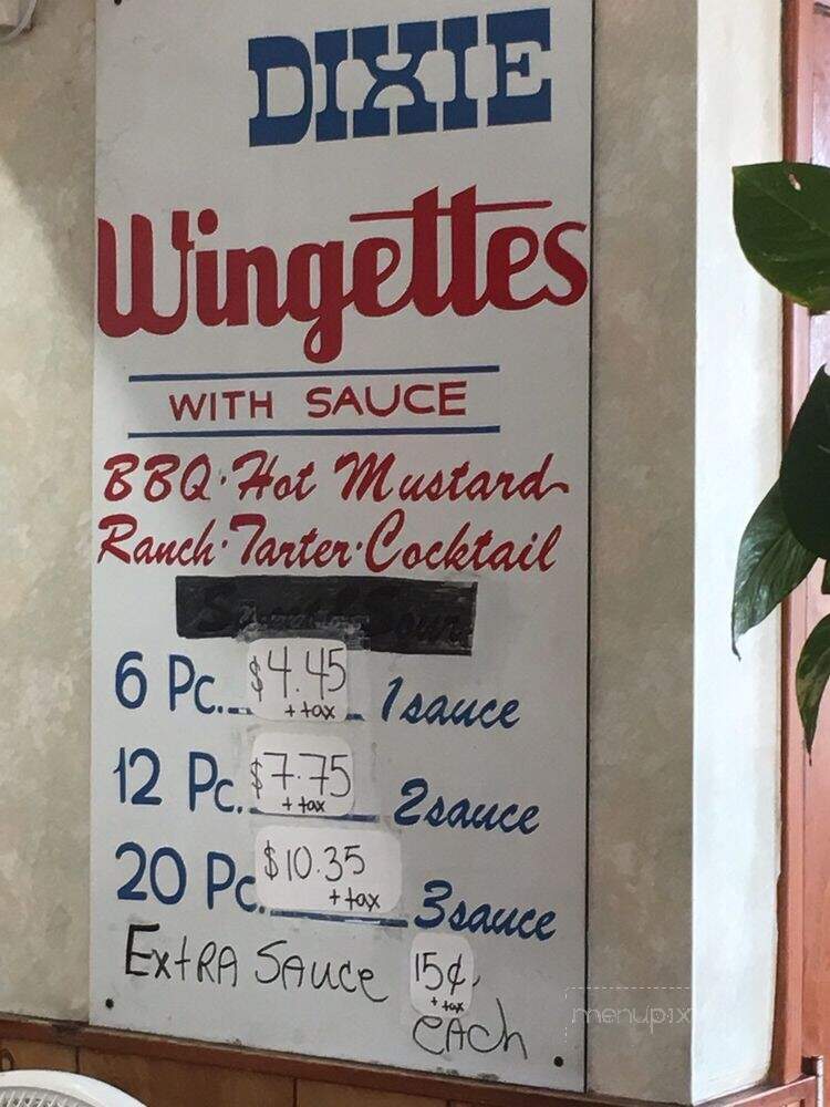 Dixie Fried Chicken - Belle Glade, FL menu_pic
