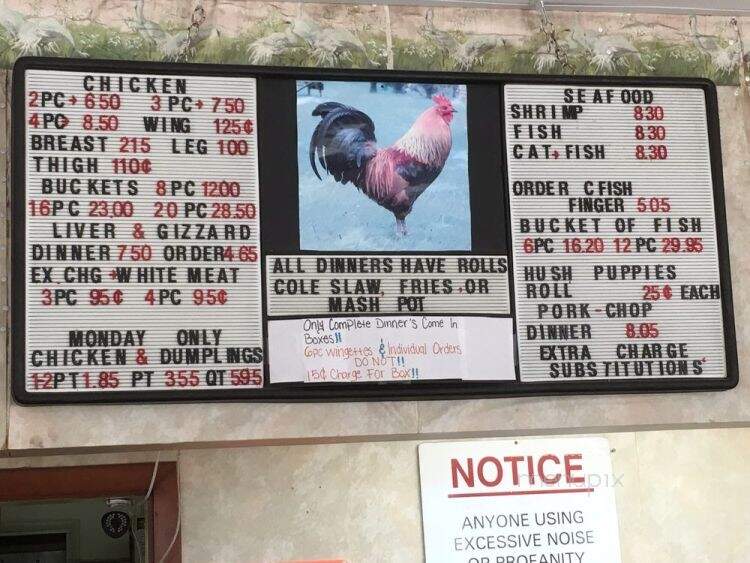Dixie Fried Chicken - Belle Glade, FL menu_pic