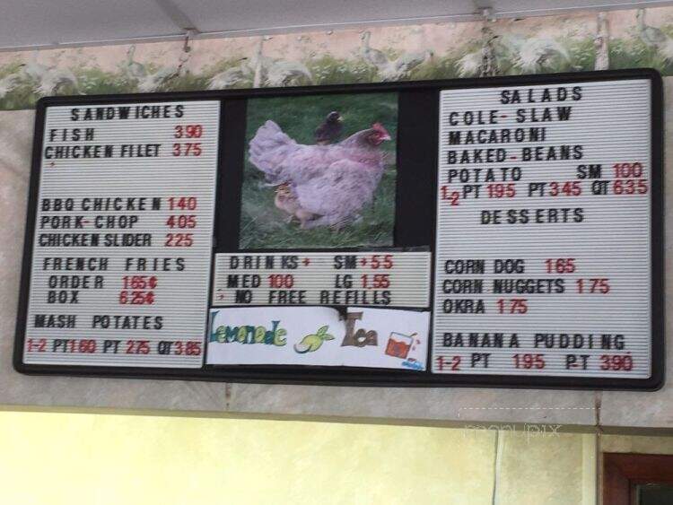 Dixie Fried Chicken - Belle Glade, FL menu_pic