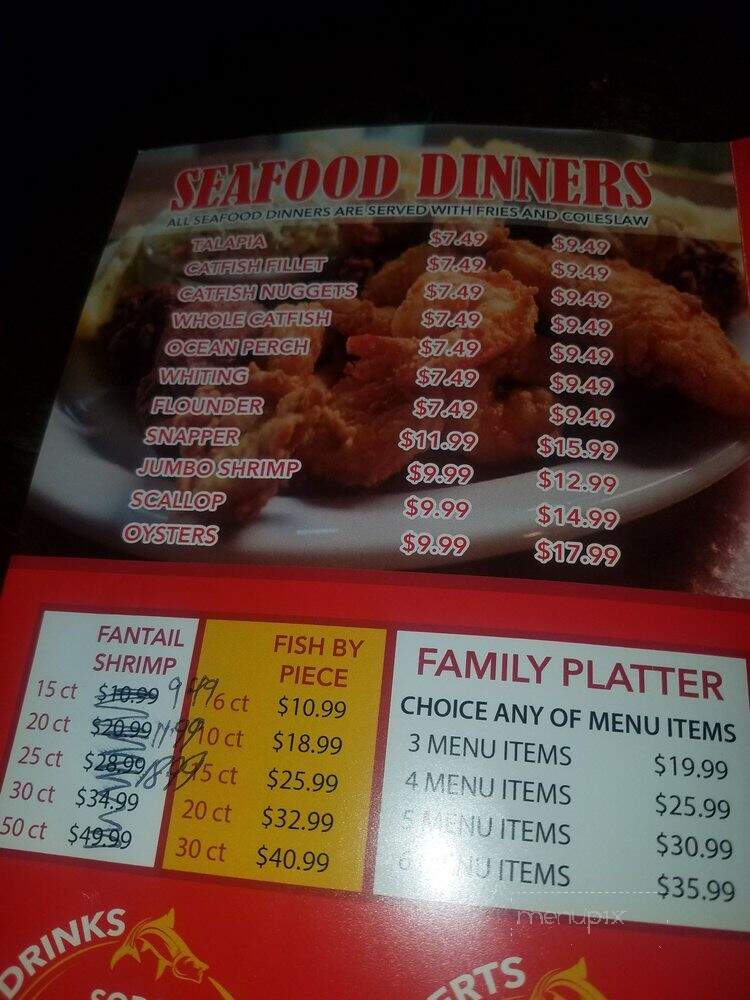 Snappers Seafood and Chicken - Toledo, OH menu_pic