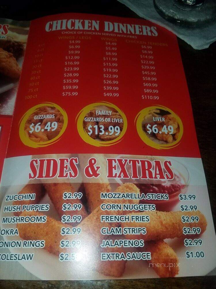 Snappers Seafood and Chicken - Toledo, OH menu_pic