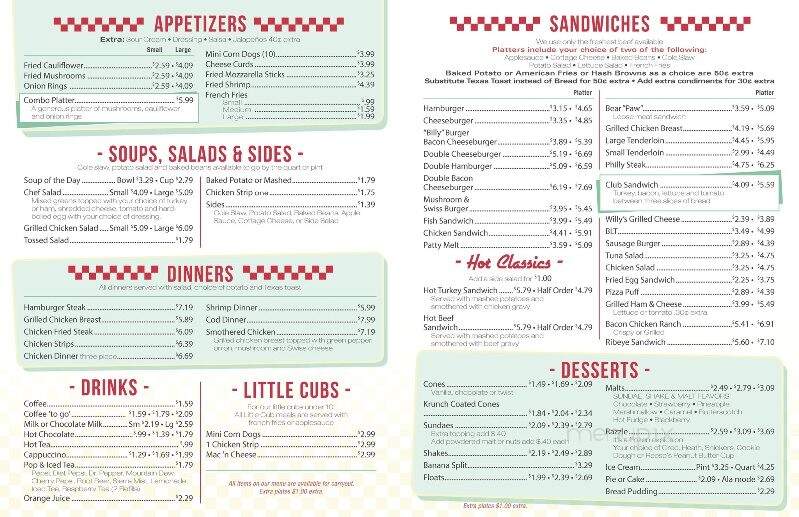 Hungry Bear - Burlington, IA menu_pic