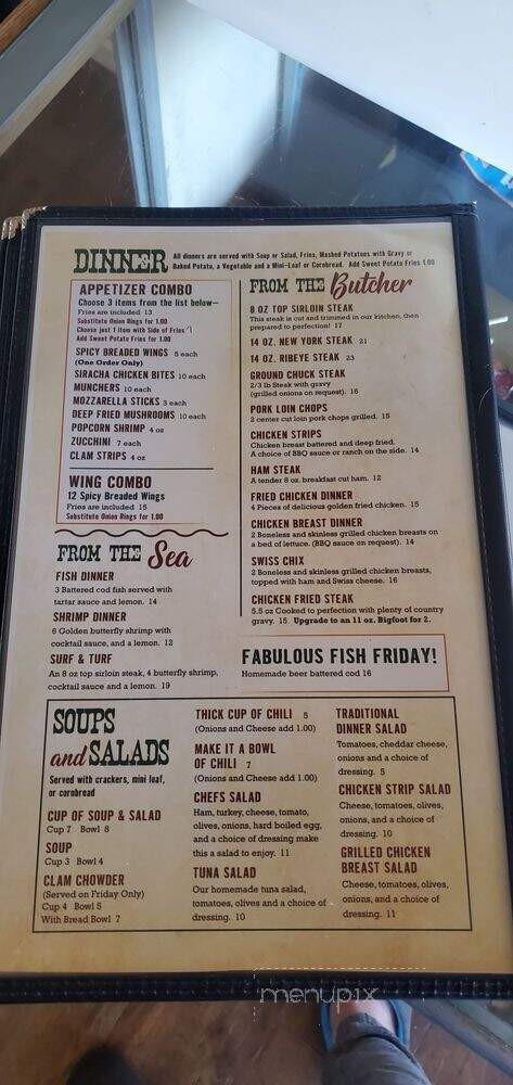 Triple Tree Restaurant - Central Point, OR menu_pic