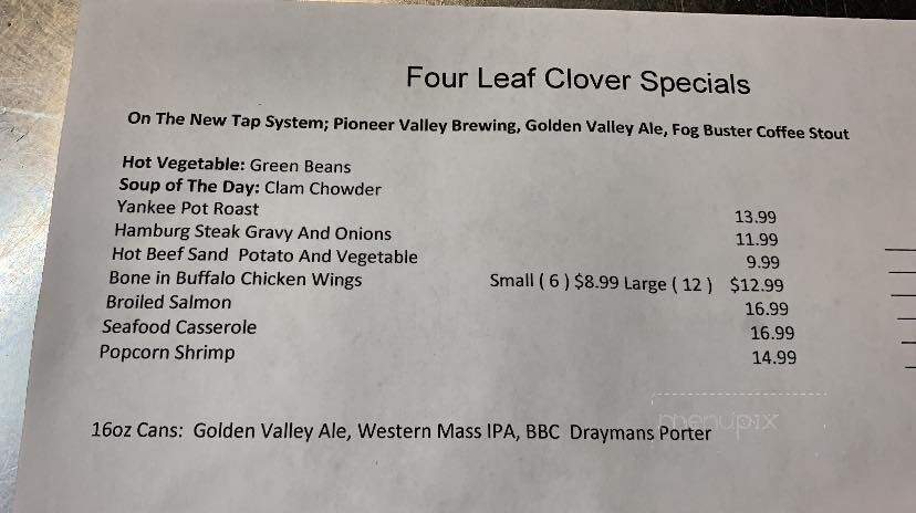 Four Leaf Clover - Bernardston, MA