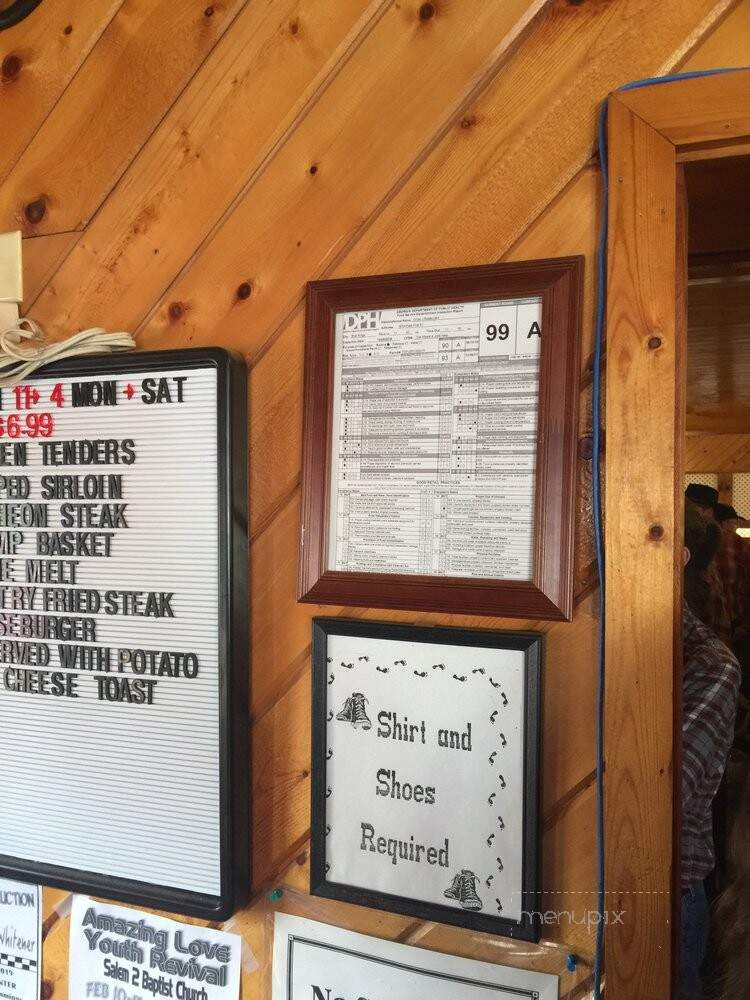Circle J Family Steakhouse - Blue Ridge, GA menu_pic