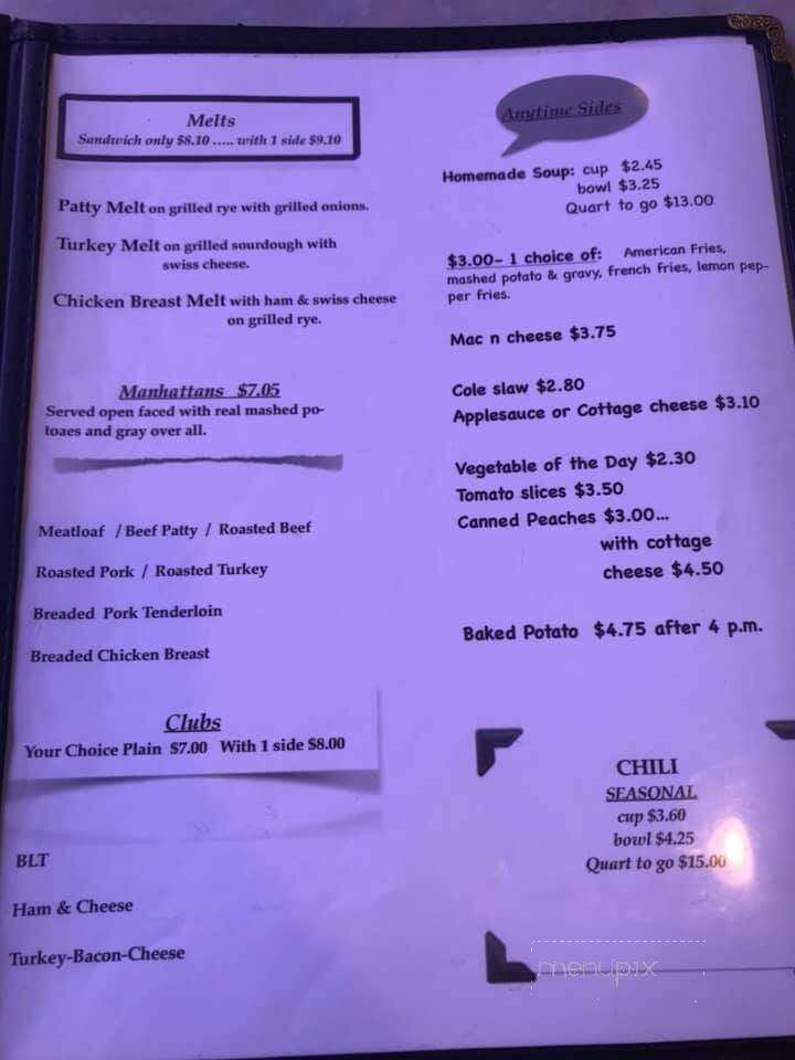 Home Town Family Restaurant - Lagrange, IN menu_pic