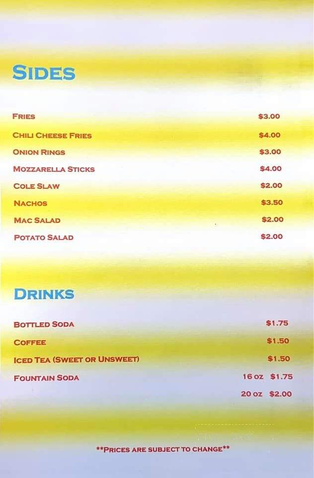 Dog House - Hagerstown, MD menu_pic
