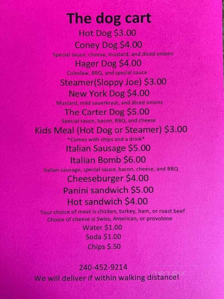Dog House - Hagerstown, MD menu_pic