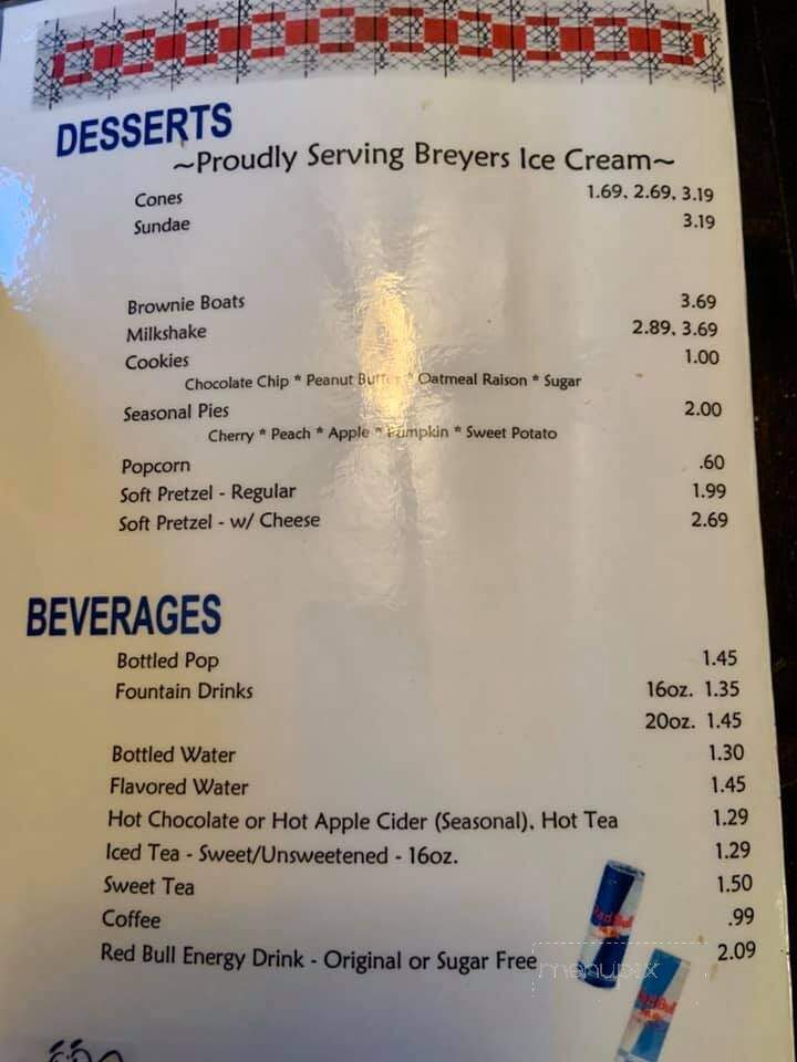 Dog House - Hagerstown, MD menu_pic