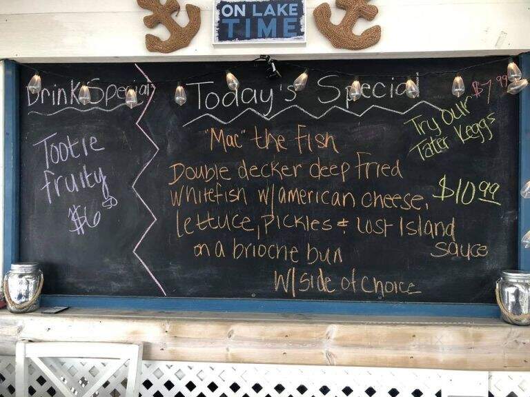 The Gangplank - St Ignace, MI menu_pic
