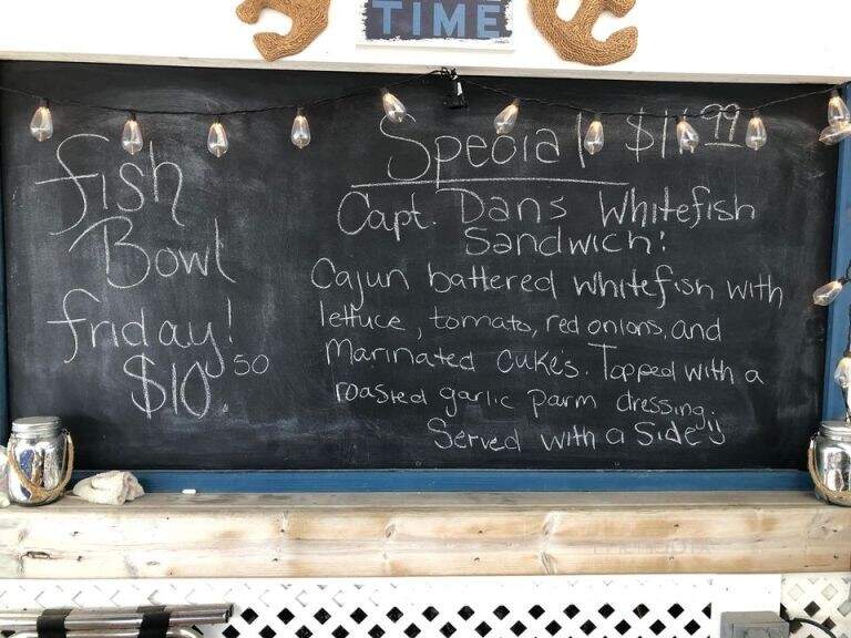 The Gangplank - St Ignace, MI menu_pic