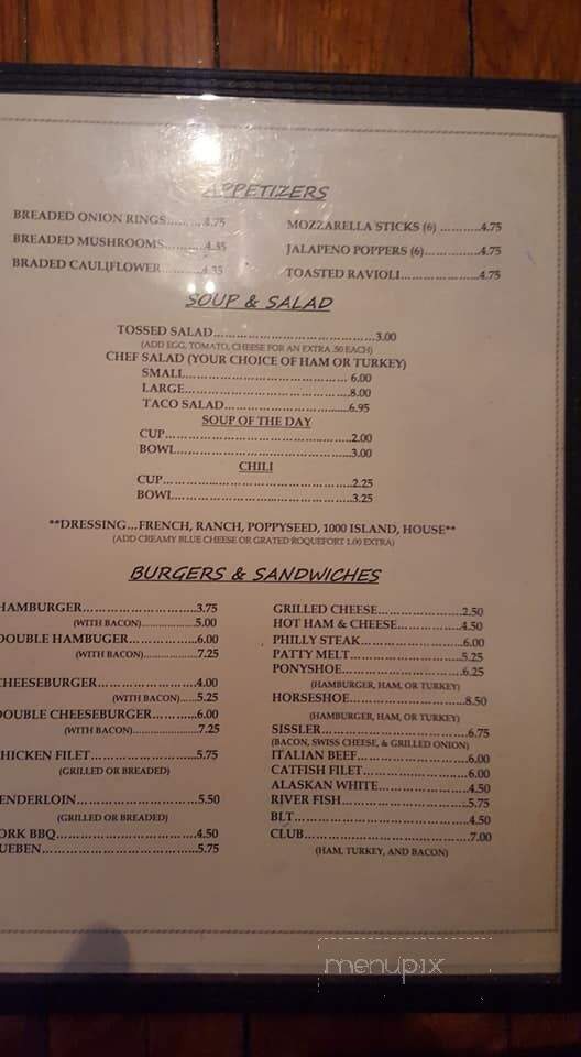 Lumpy's Tavern - Gillespie, IL menu_pic