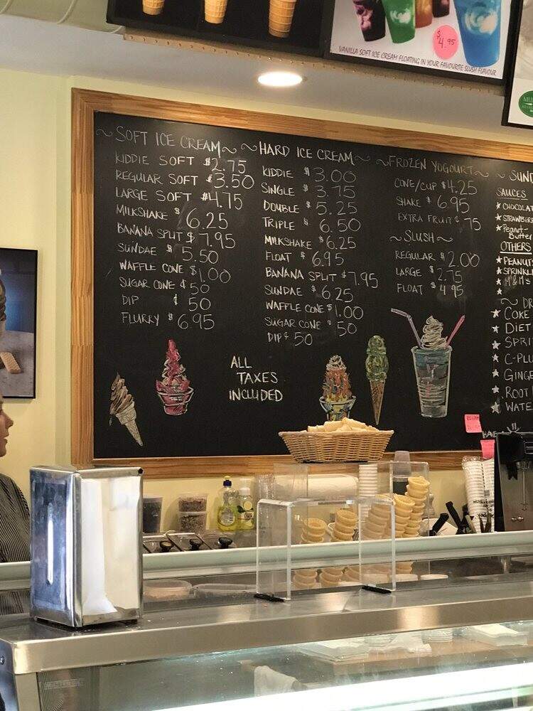 Murphy's Ice Cream Parlour - Mississauga, ON menu_pic