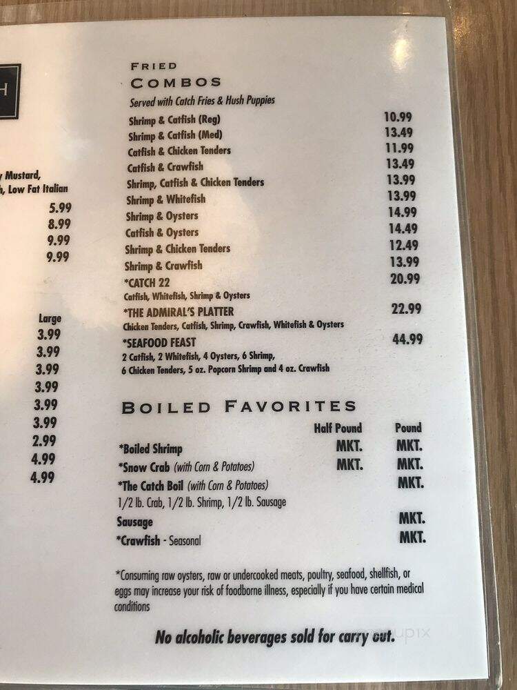 The Catch - Oklahoma City, OK menu_pic