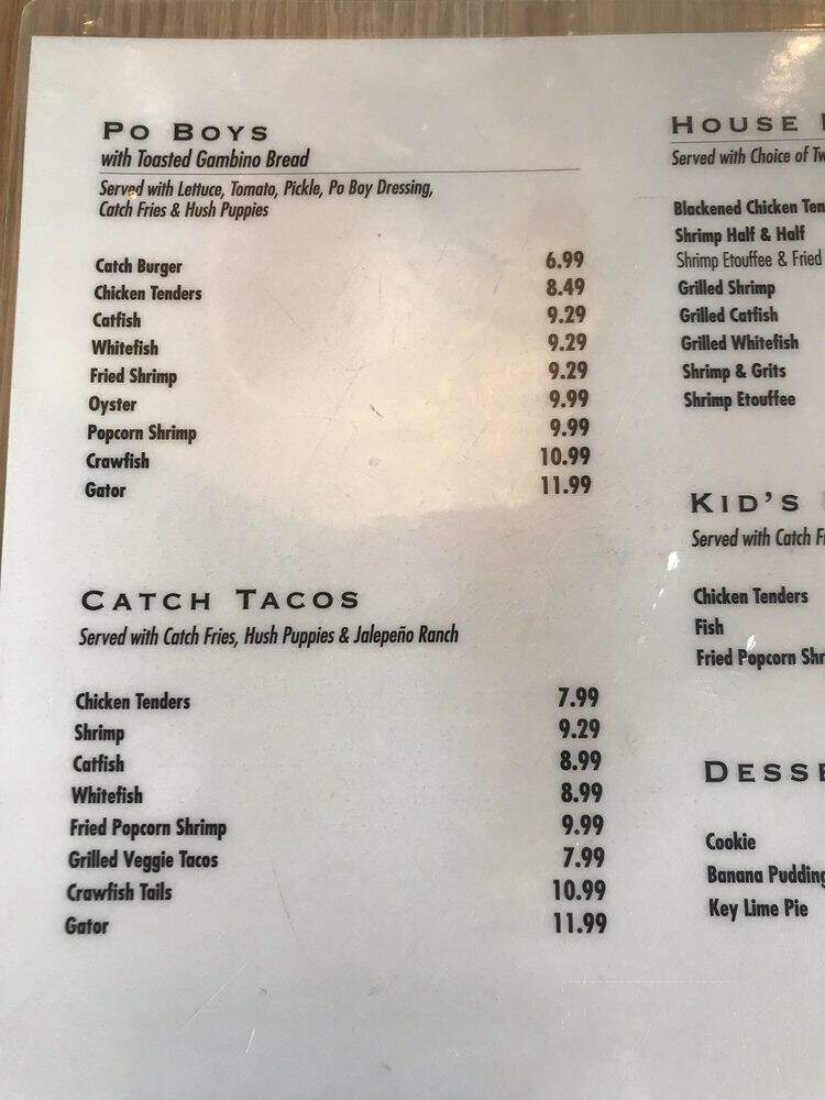 The Catch - Oklahoma City, OK menu_pic